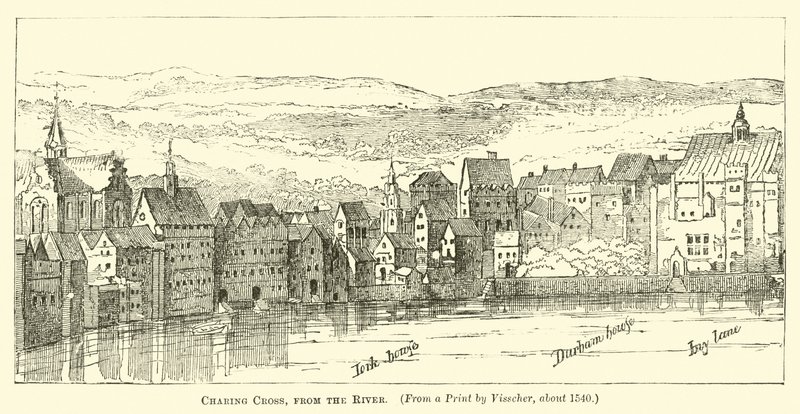 Charing Cross, från floden av English School