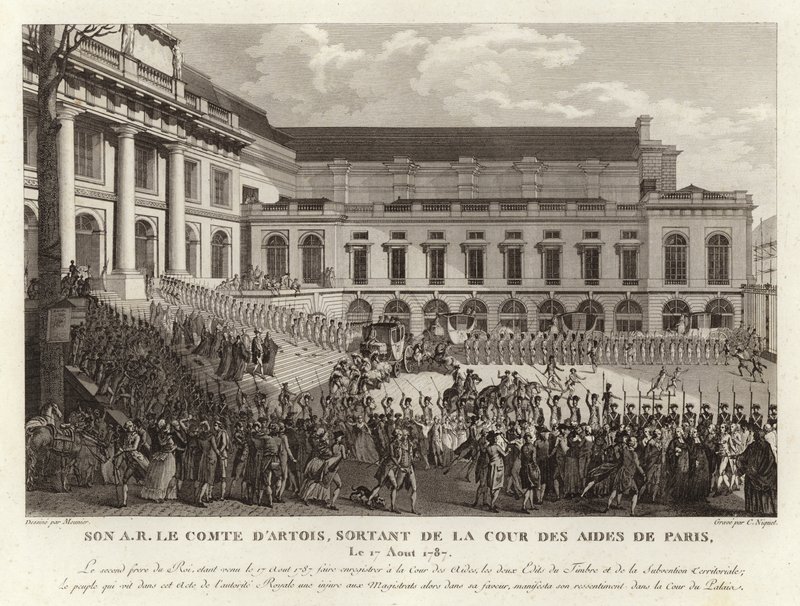 Charles Philippe dArtois från La Cour des Aides i Paris av English School
