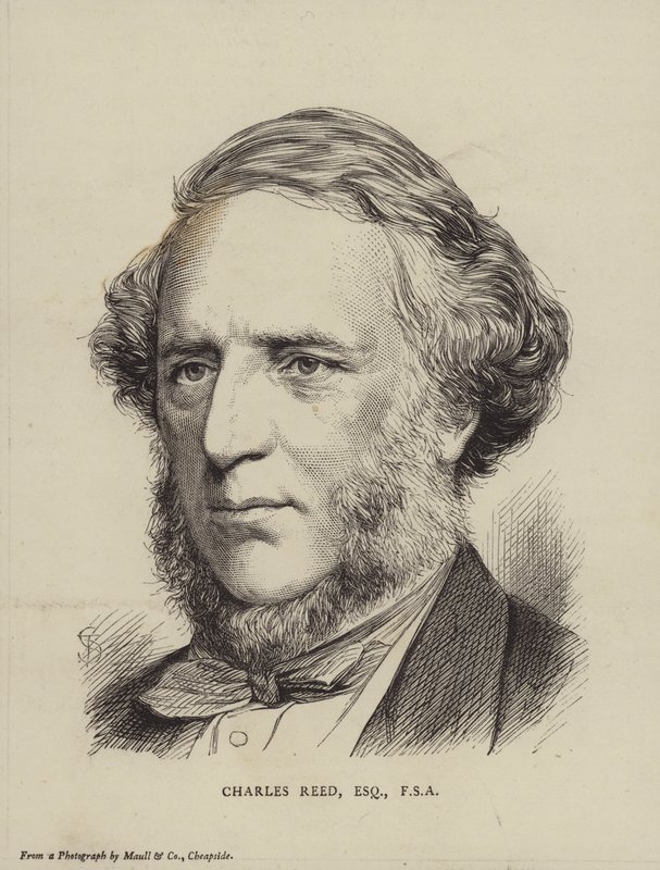 Charles Reed, brittisk politiker, parlamentsledamot och fellow i Society of Antiquaries av English School