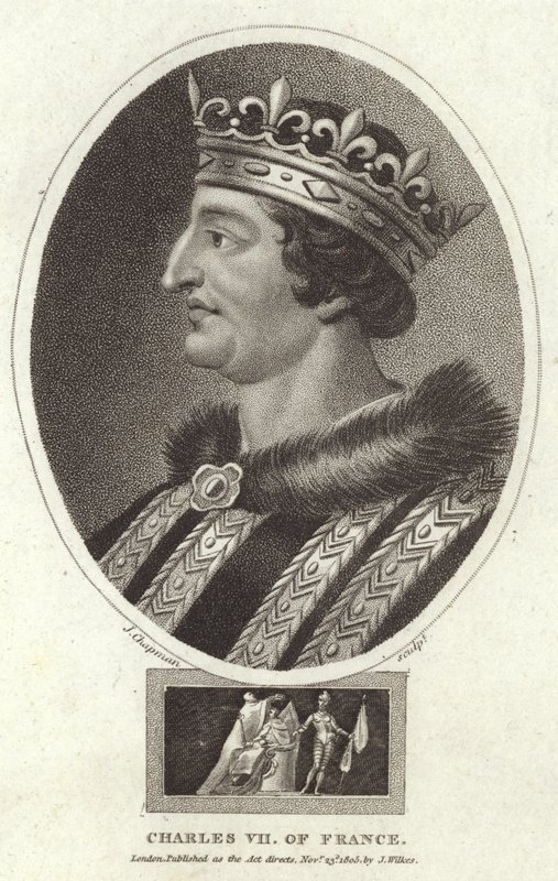 Karl VII av Frankrike av English School