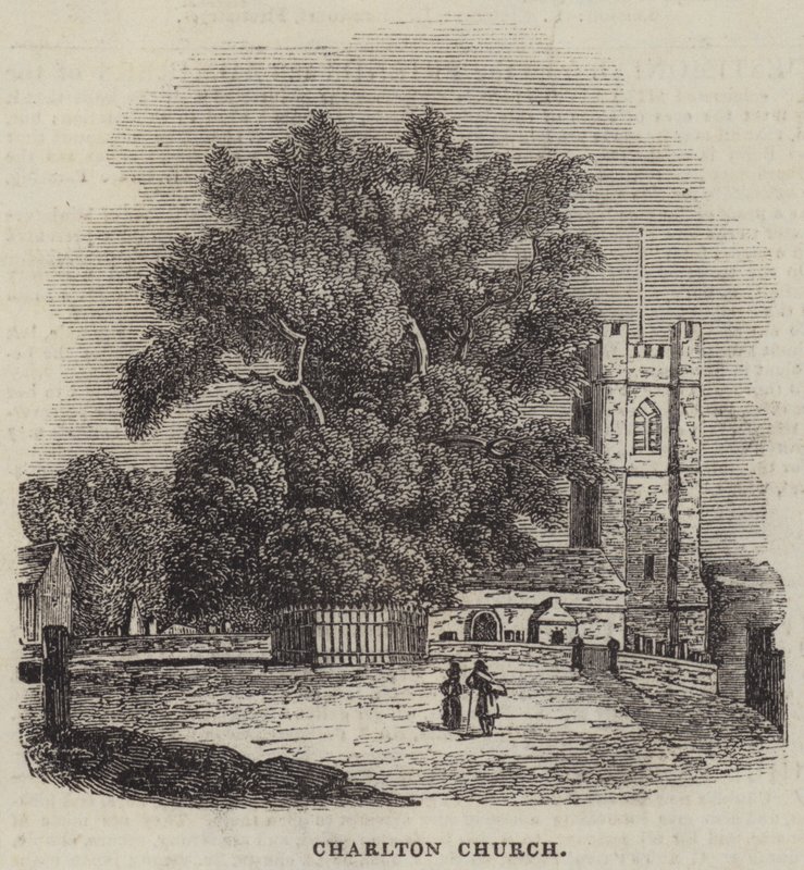 Charlton Church (gravyr) av English School
