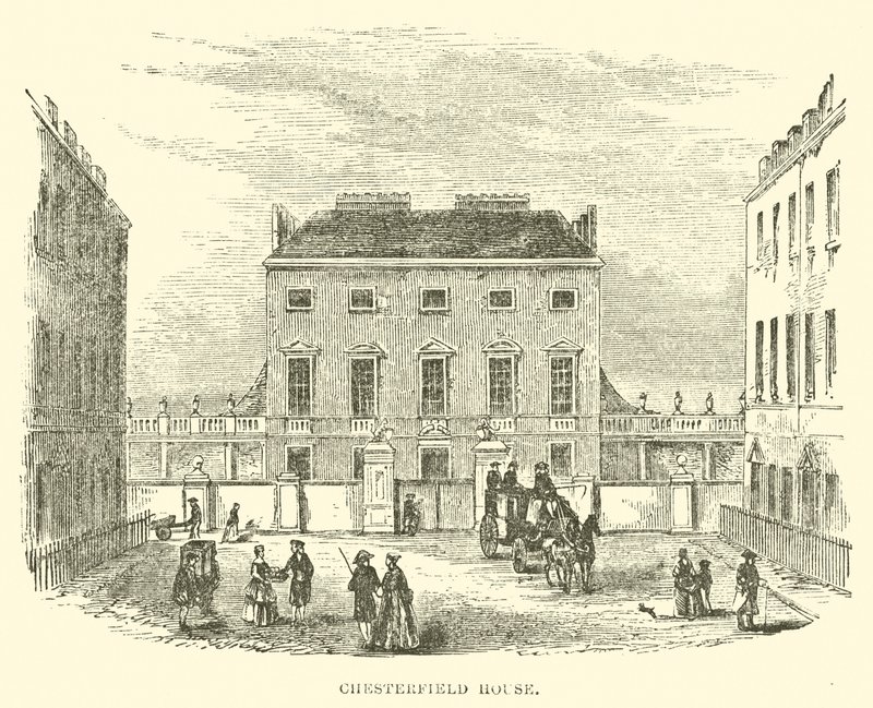 Chesterfield House (gravyr) av English School