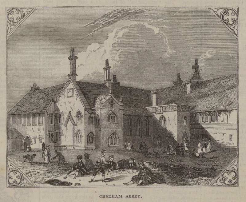 Chetham Abbey (gravyr) av English School