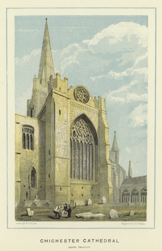 Chichester Cathedral, södra korsarm av English School