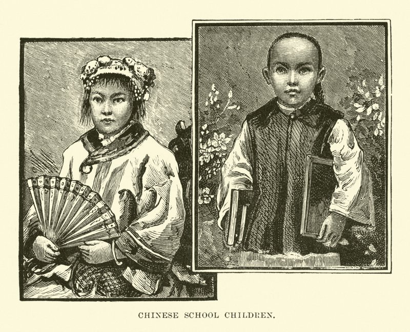 Kinesiska skolbarn av English School