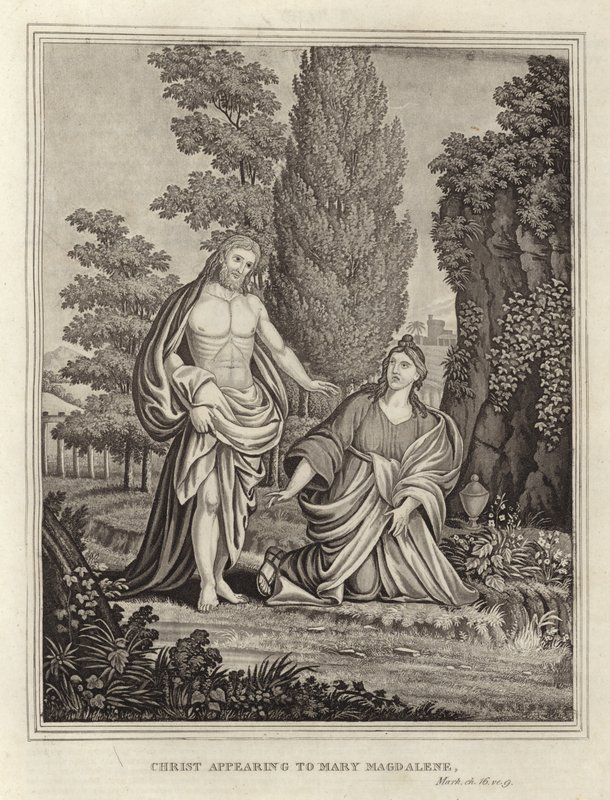 Kristus visar sig för Maria Magdalena av English School