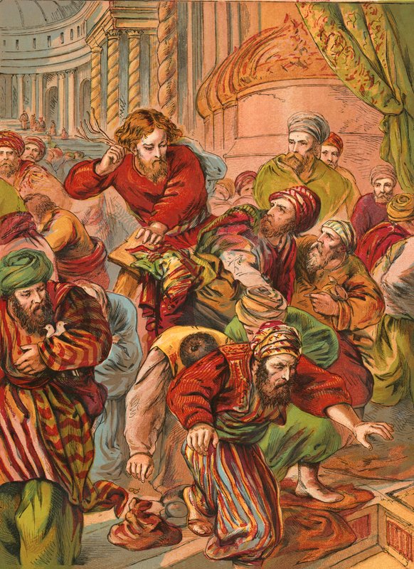 Kristus renar templet av English School
