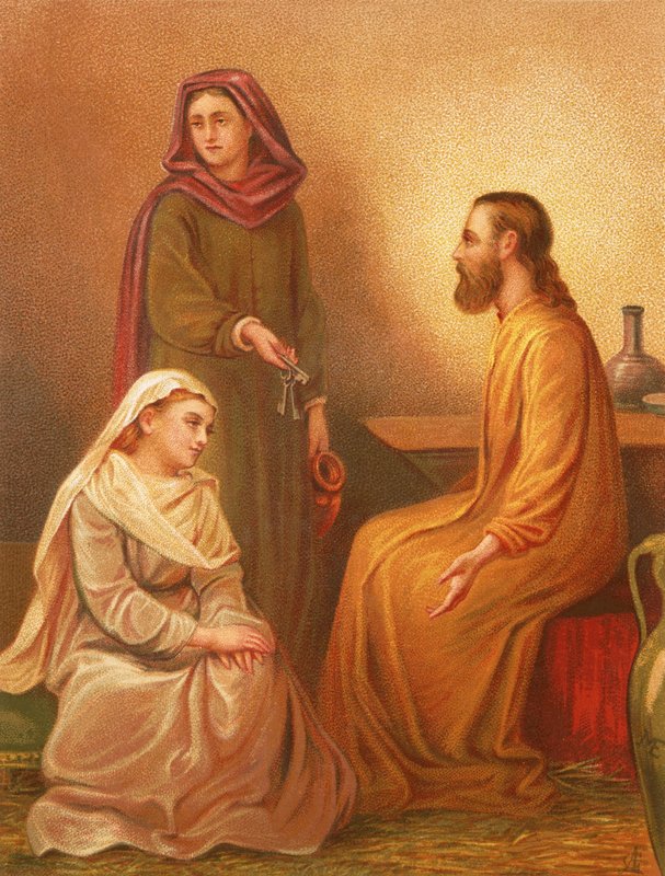 Kristus i Martas och Marias hus av English School
