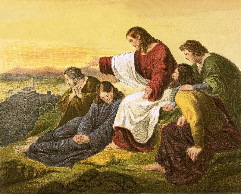 Kristus profeterer over Jerusalemswed av English School