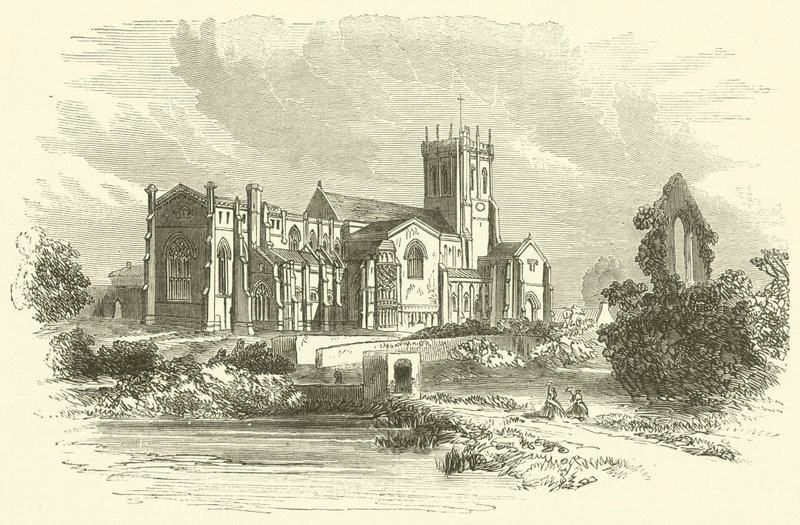 Christchurch Abbey (gravyr) av English School