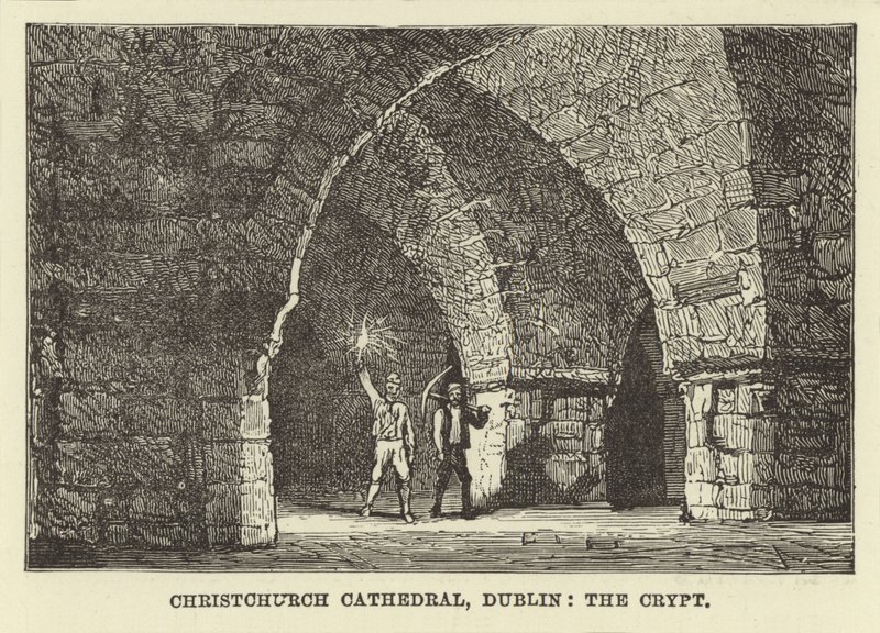Christchurch Cathedral, Dublin, krypten av English School