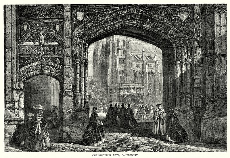 Christchurch Gate, Canterbury (gravyr) av English School