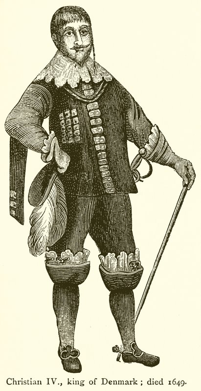 Christian IV, kung av Danmark; Död 1649 av English School