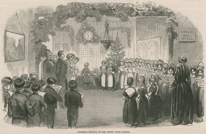 Julfestival i Vintry Ward Schools av English School