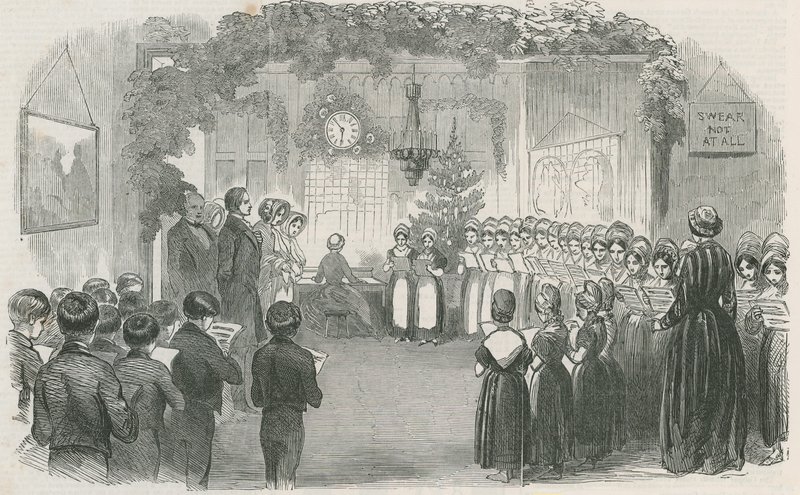 Julfestival i Vintry Ward Schools av English School