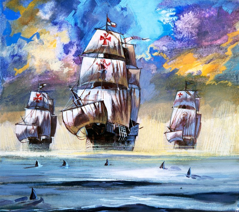 Christopher Columbus flotta av English School
