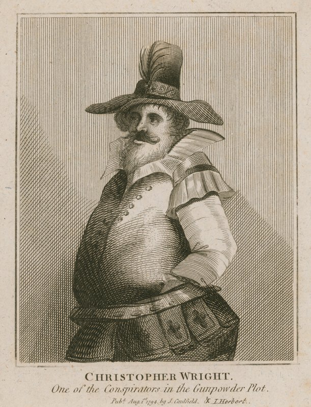 Christopher Wright, en av konspiratörerna i Gunpowder Plot av English School