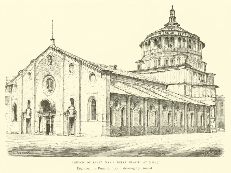 Kyrkan Santa Maria Delle Grazie, Milano av English School