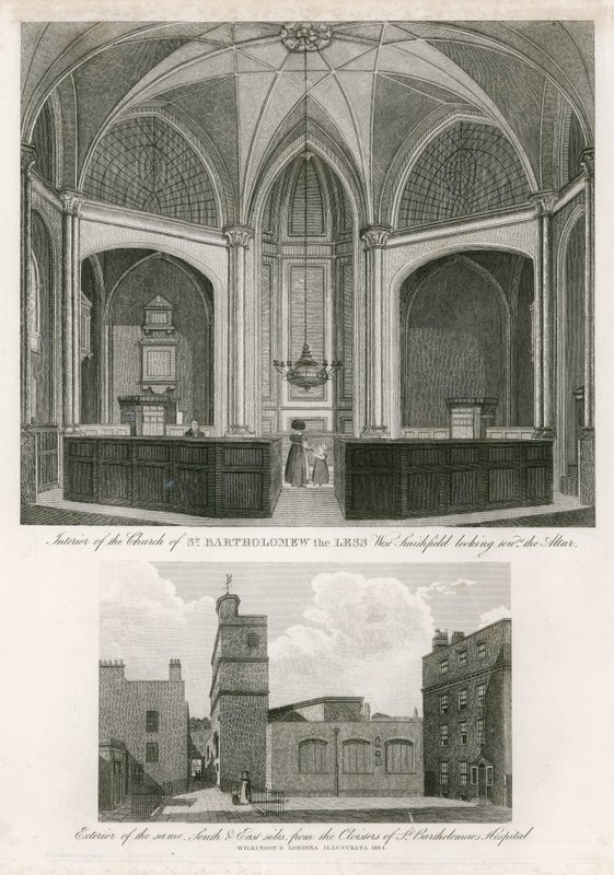 Church of St Bartholomew the Less, West Smithfield av English School