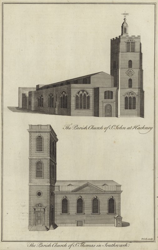 Church of St John, Hackney och Church of St Thomas, Southwark av English School