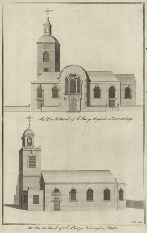 Church of St Mary Magdalen, Bermondsey och Church of St Mary, Newington Butts av English School