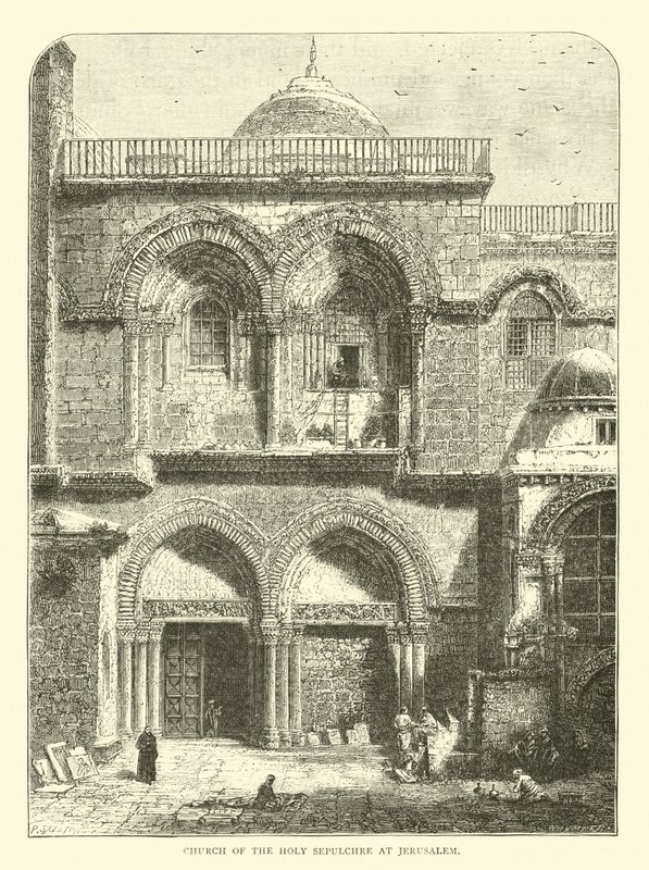 Heliga gravens kyrka i Jerusalem av English School