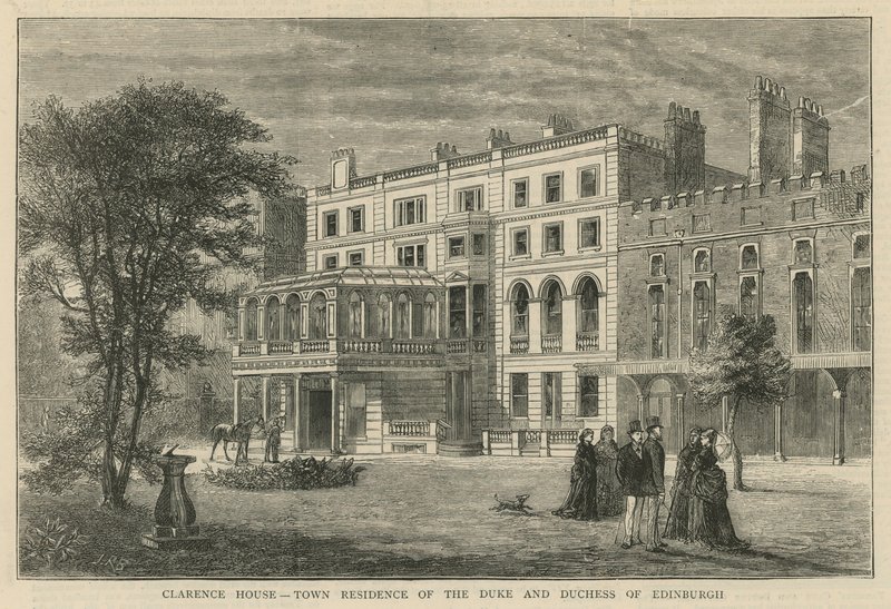 Clarence House, stadsresidens för hertigen och hertiginnan av Edinburgh av English School