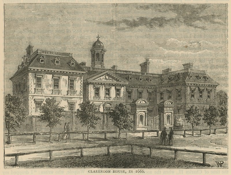 Clarendon House 1666 av English School
