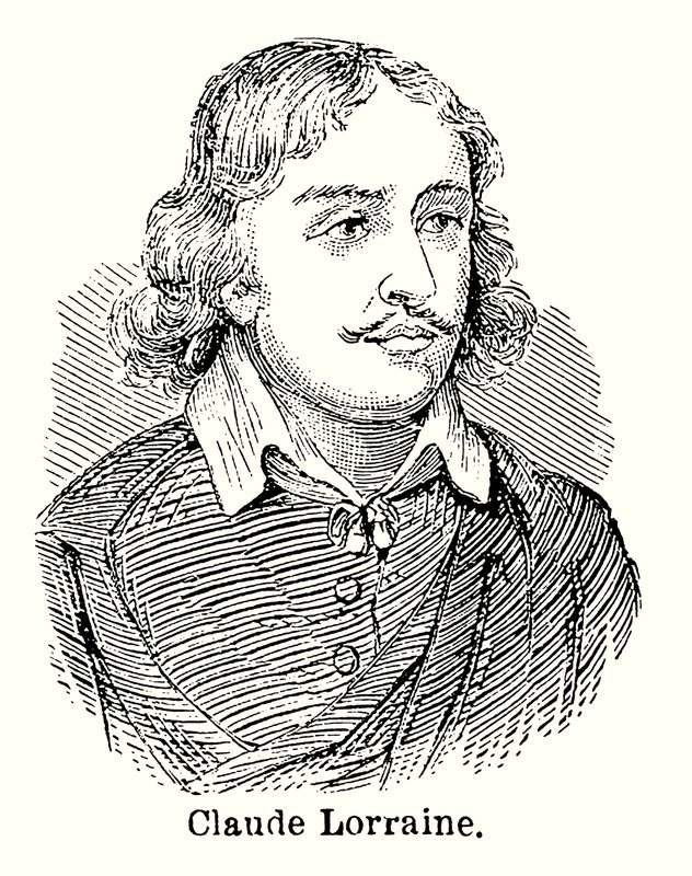 Claude Lorraine (litografi) av English School