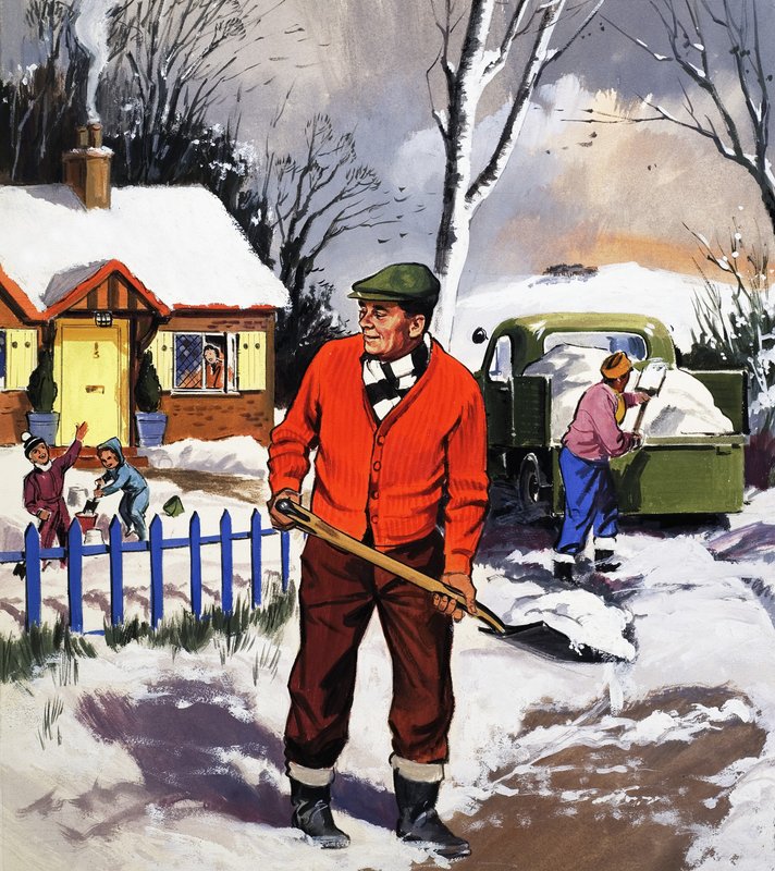 Rensa snön av English School