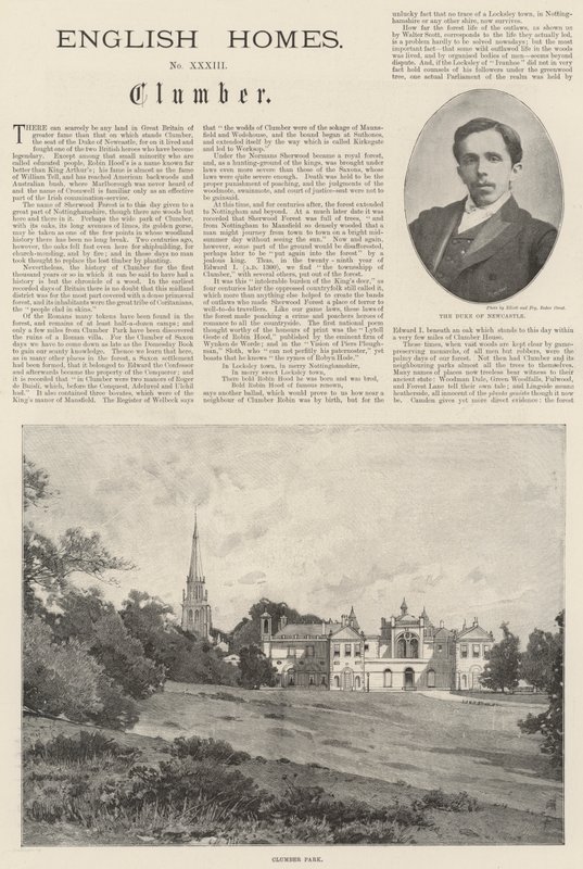 Clumber (gravyr) av English School