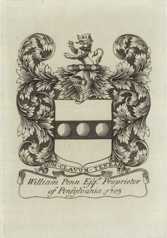 William Penns vapensköld av English School