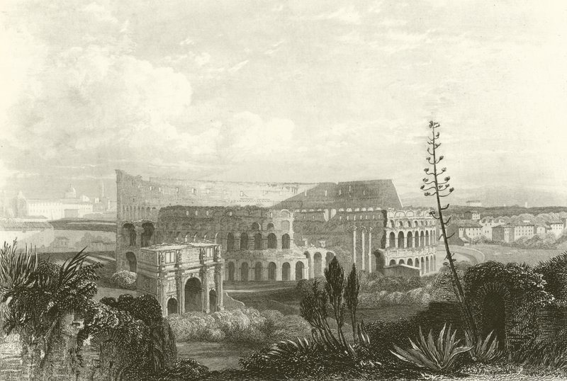 Colosseum i Rom av English School