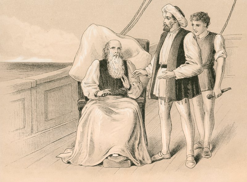 Columbus vägrar att ta av sina järn av English School