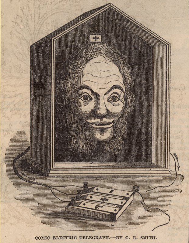 Comic Electric Telegraph av G E Smith av English School