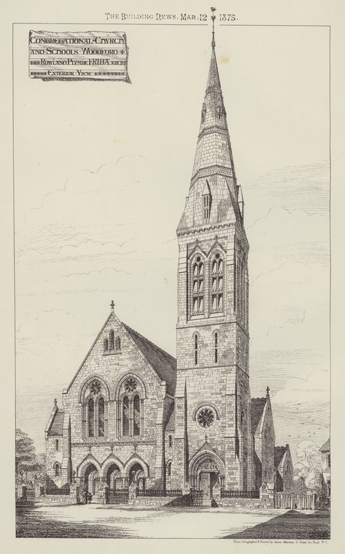 Congregational Church and Schools, Woodford (gravyr) av English School