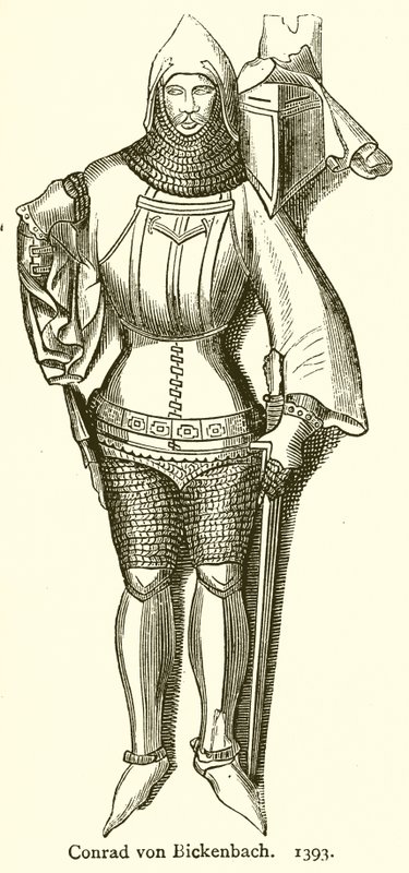 Conrad von Bickenbach. 1393 av English School