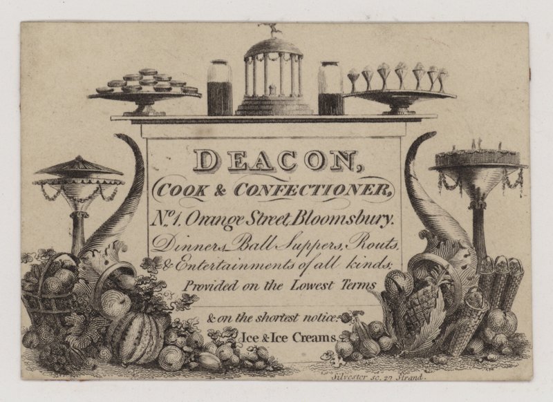Kock & Konditor, Diakon, handelskort av English School
