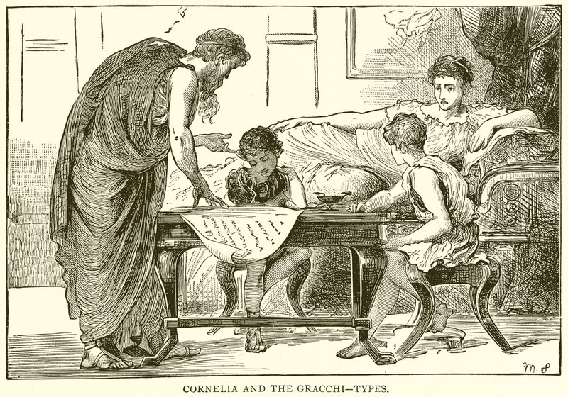 Cornelia och Gracchi--typer av English School