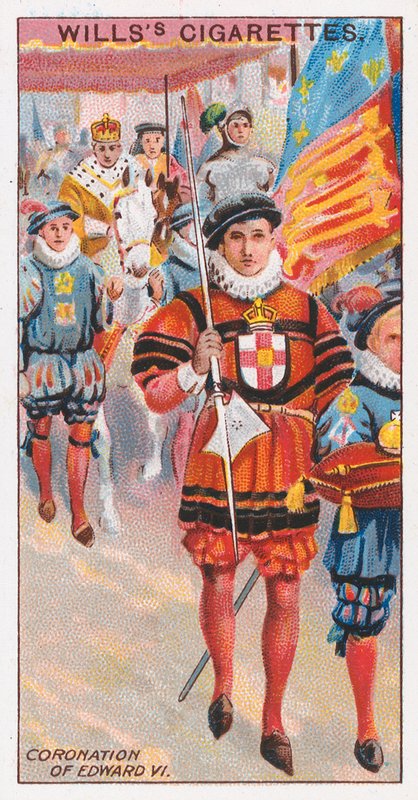 Kröning av Edward VI av English School