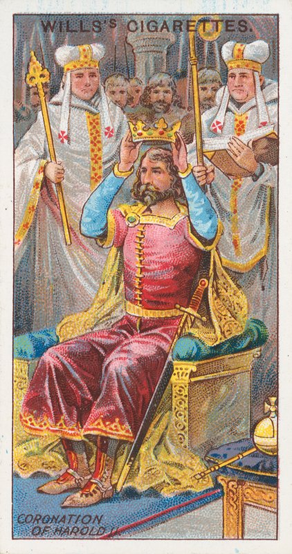 Kröning av Harold II av English School
