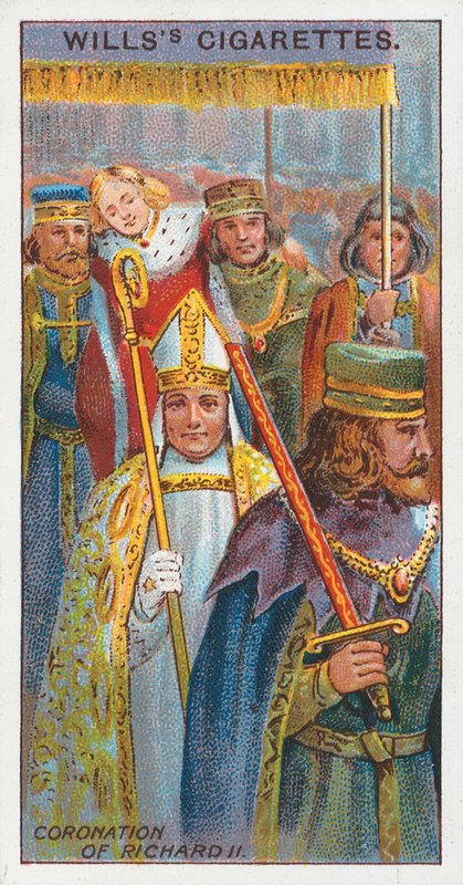 Kröning av Richard II av English School