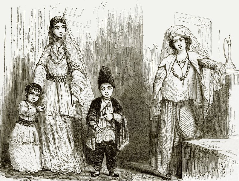 Kostymer från Baku av English School