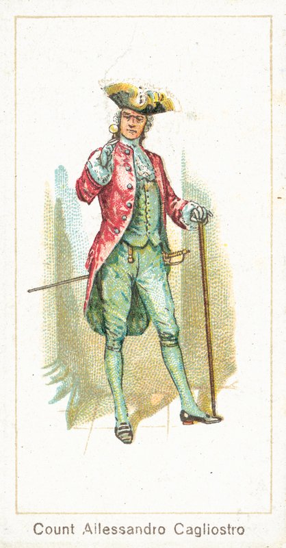 Greve Allessandro Cagliostro (chromolitho) av English School