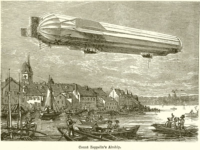 Greve Zeppelins luftskepp av English School