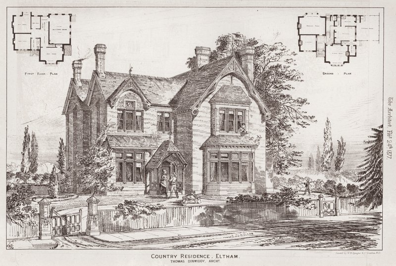 Country Residence, Eltham (gravyr) av English School