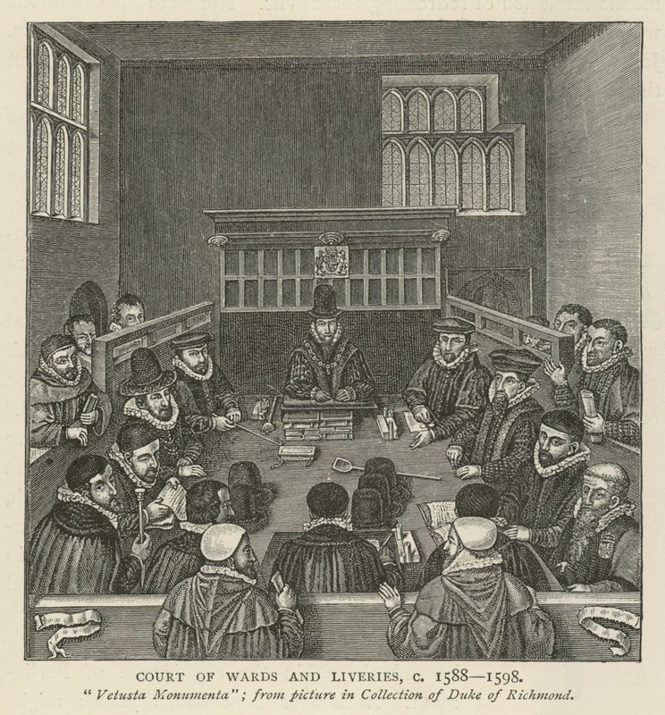 Court of Wards and Liveries, cirka 1588-1589 av English School