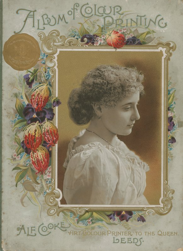 Omslag till Album of Color Printing av Alf Cooke, Art Color Printer to the Queen av English School
