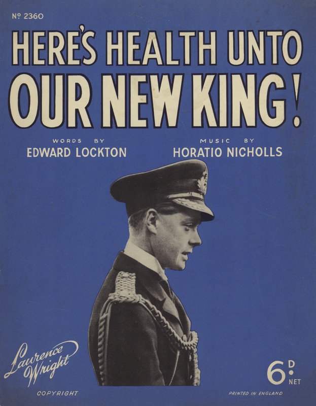 Omslag av Heres Health unto Our New King av English School
