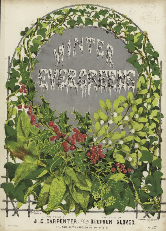 Omslag till Winter Evergreens av English School